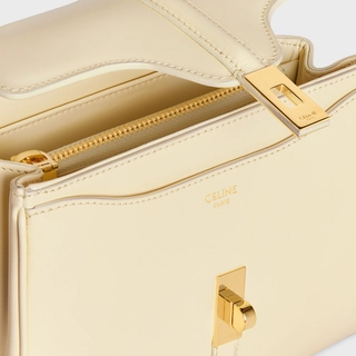 MINI 16 IN SATINATED CALFSKIN SOFT YELLOW