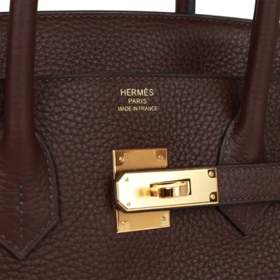 Hermès Birkin 35 Rouge Sellier Clemence Gold Hardware