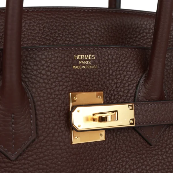 Hermès Birkin 35 Rouge Sellier Clemence Gold Hardware