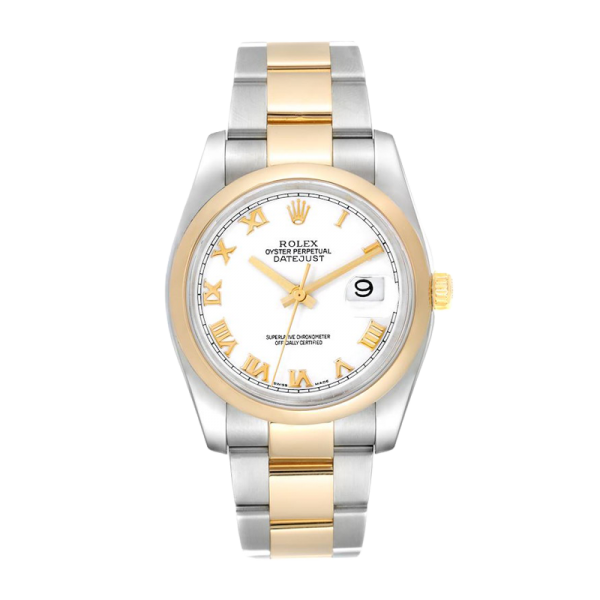Rolex Datejust 116203-0135 36MM White Dial Silver-tone Case