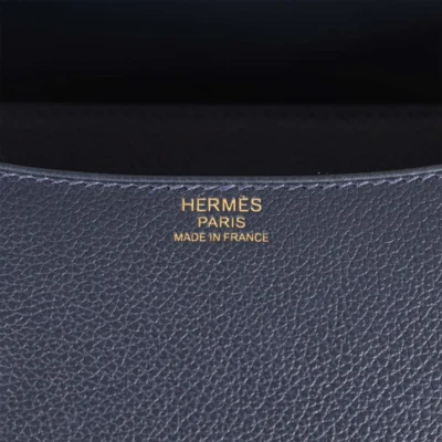 Hermès Constance 24 Bleu Nuit Evercolor Gold Hardware
