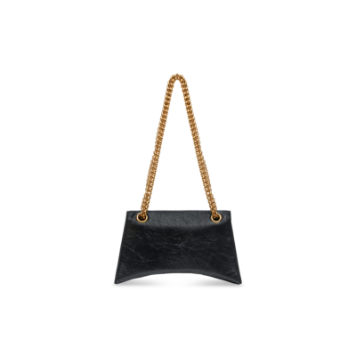 WOMEN'S CRUSH SMALL CHAIN BAG IN BLACK