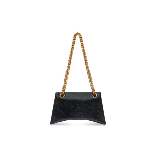 WOMEN'S CRUSH SMALL CHAIN BAG IN BLACK