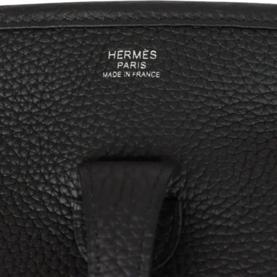 Hermès Evelyne III PM Black Clemence Palladium Hardware