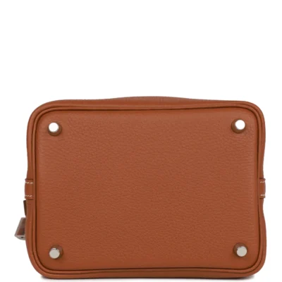 f79cdf817db542b6f6a5e6fa7b3e4836 Hermès Eclat Picotin Lock 18 Gold Clemence Palladium Hardware