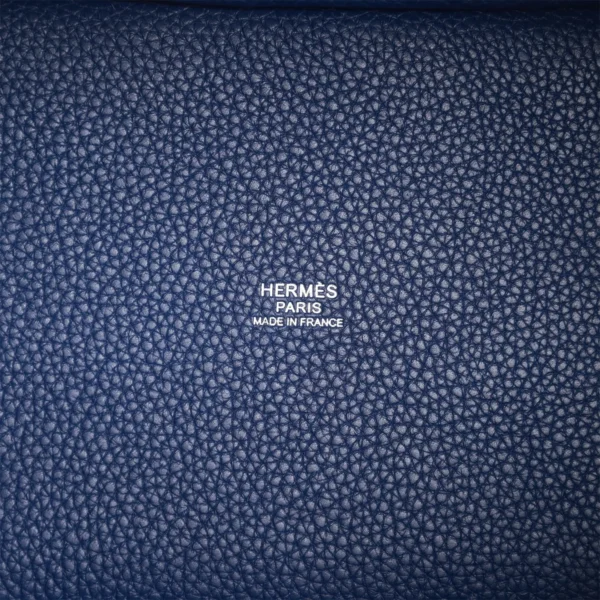 Hermès Picotin Lock 18 Bleu Saphir Maurice Palladium Hardware
