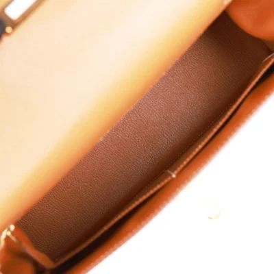 Hermès Kelly Sellier 32 Gold Epsom Gold Hardware