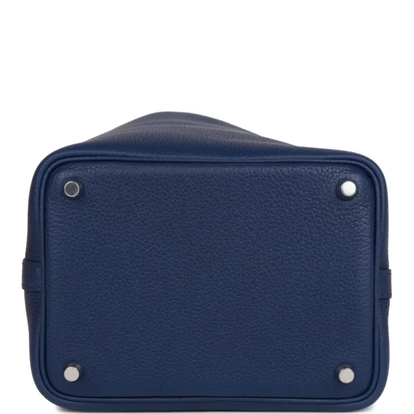 Hermès Picotin Lock 18 Bleu Saphir Maurice Palladium Hardware