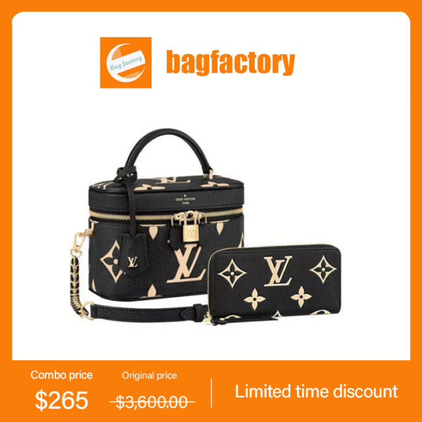 LOUIS VUITTON Vanity PM long wallet 2-piece set deals Ref: M45780 + M80481