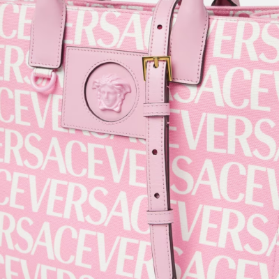 VERSACE ALLOVER TOTE BAG
