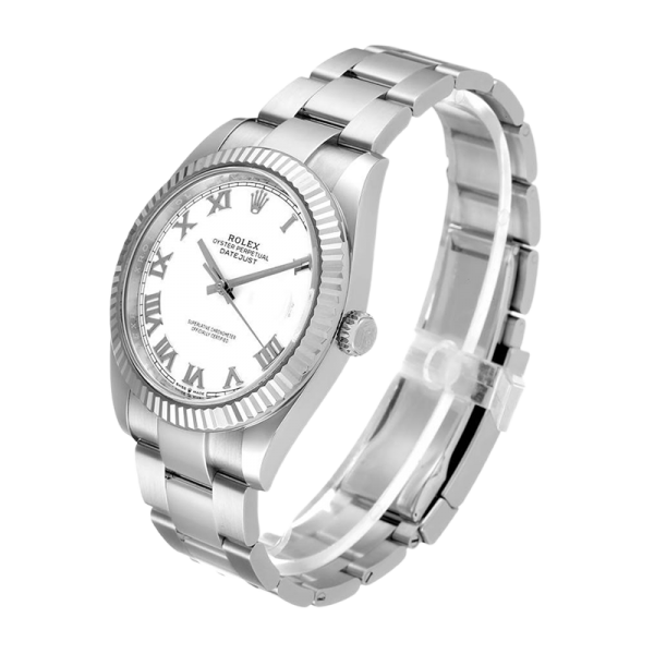 f9836fc1882f4b7621e6d08eaa79ef4b Rolex Datejust 126334WRO 41MM White Dial Silver-tone Case