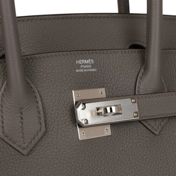 Hermès Birkin 30 Etain Togo Palladium Hardware