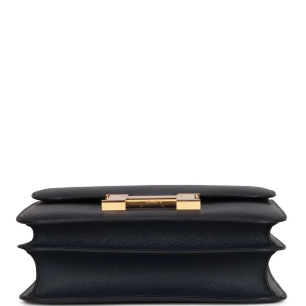 Hermès Constance 24 Bleu Nuit Evercolor Gold Hardware