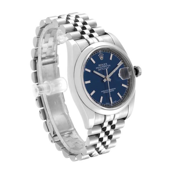 Rolex Datejust 116200BLSJ 36MM Blue Dial Silver-tone Case