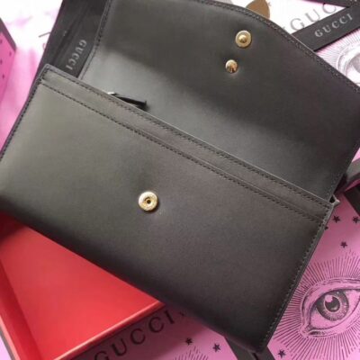 Gucci Sylvie leather continental wallet 476084