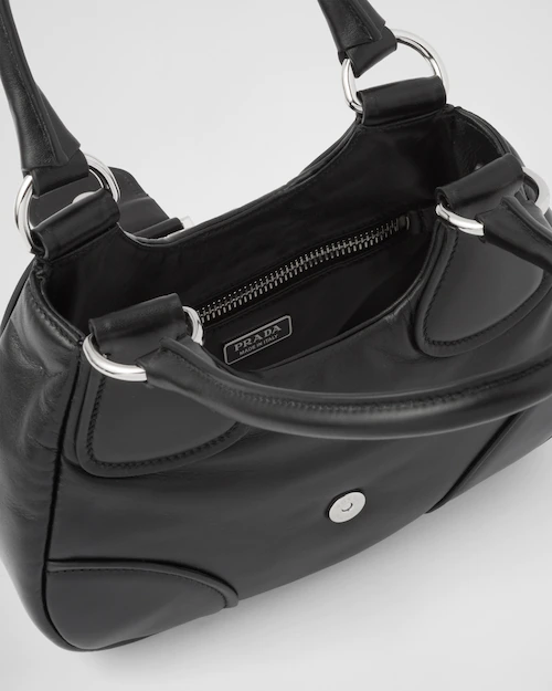 Prada Moon padded nappa-leather bag - Black