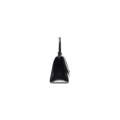 HOURGLASS BOX Small Damen Handtasche in Schwarz