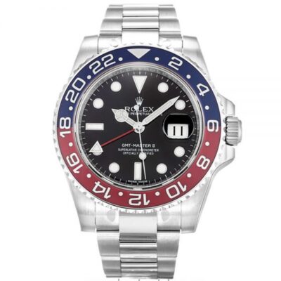 fb8964d35ce1e748c4a833a6287b021e ساعة رولكس GMT Master II 116719 فاخرة Dual Timezone بتصميم كلاسيكي