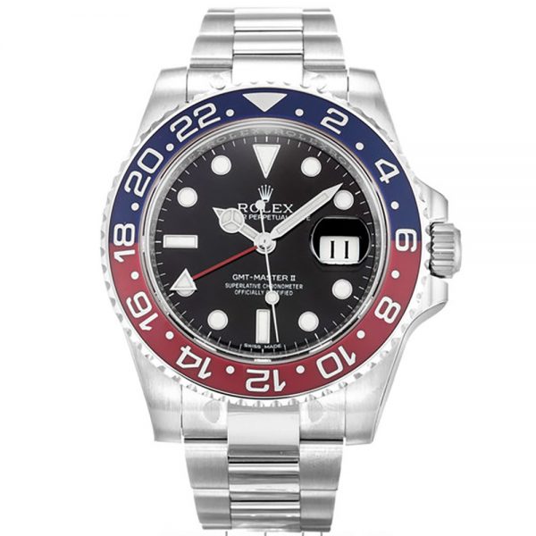 ساعة Rolex GMT Master II 116719 كلاسيكية فاخرة Dual Timezone