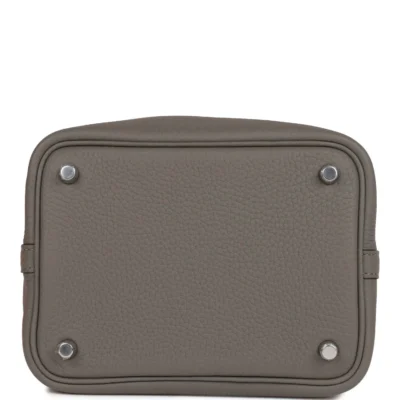 Hermès Picotin Lock 18 Gris Meyer Clemence Palladium Hardware