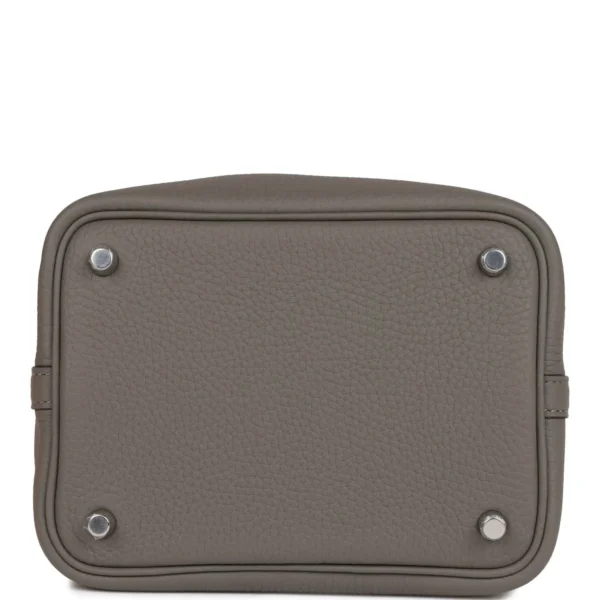 Hermès Picotin Lock 18 Gris Meyer Clemence Palladium Hardware