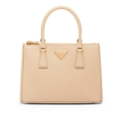 fcc126193e318f11d27050b56687d198 Prada Galleria Saffiano Leather Medium Bag in Sand Beige
