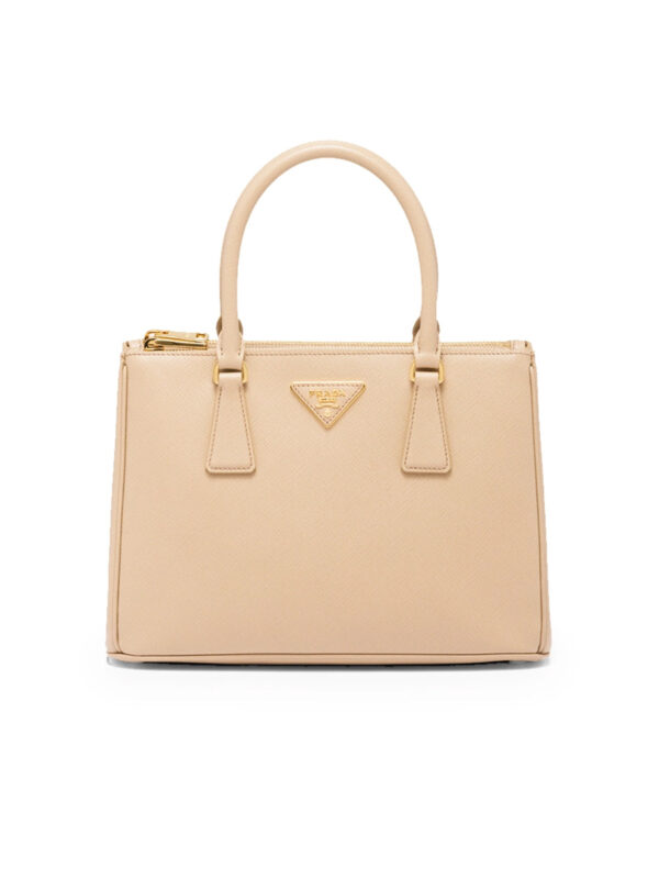 fcc126193e318f11d27050b56687d198 Prada Galleria Saffiano Leather Medium Bag in Sand Beige