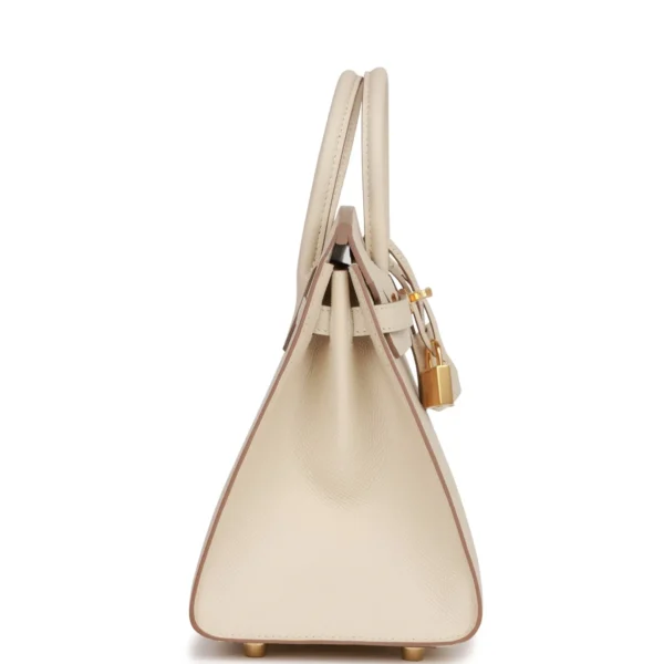 fd61a3ab538e51e63956cf6c29662099 Hermès Birkin Sellier 25 Craie Epsom Gold Hardware