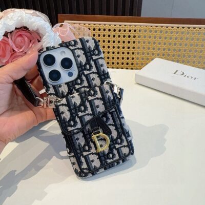 Dior Saddle Card Holder Phone Case