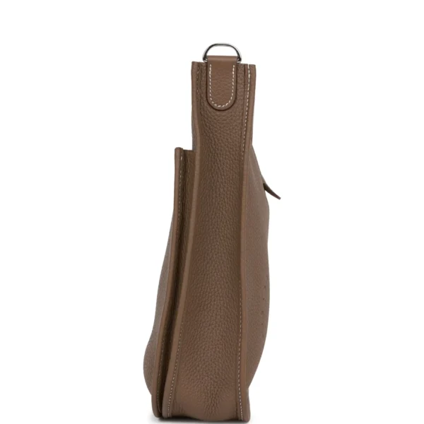 Hermès Evelyne III PM Etoupe Clemence Palladium Hardware