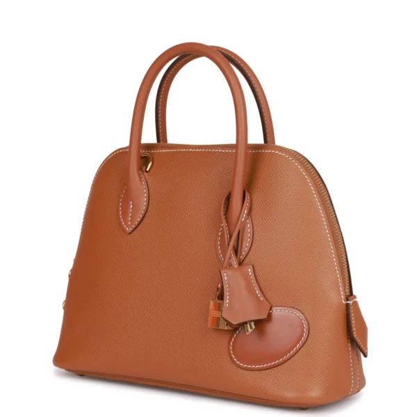 fdba46a1a9445ac56fbc0978cdd12e41 Hermès 1923 Bolide 25 en Desordre Gold Epsom Gold Hardware