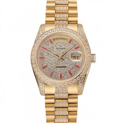Rolex Daydate 1453960 Gold Dail Men Watch
