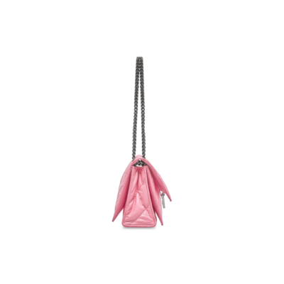 WOMEN'S CRUSH SMALL CHAIN BAG QUILTED IN PINK