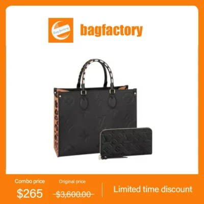 LOUIS VUITTON On-the-go GM long wallet 2-piece set deals Ref:M44925+M61864