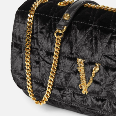 Virtus Velvet Shoulder Bag
