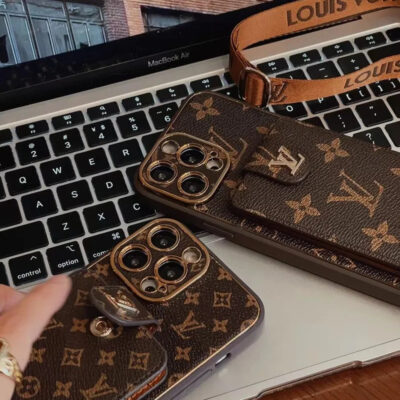 i1698564826-2872-5-1 Monogram Leather V iPhone Wallet Case With Crossbody Strap