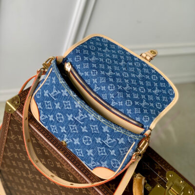 imgHD_4828b284_20250520_cmp_i1747727009172_776_0_8_jpg DIANE 24 IN DENIM BLUE MONOGRAM COWHIDE LEATHER TRIM