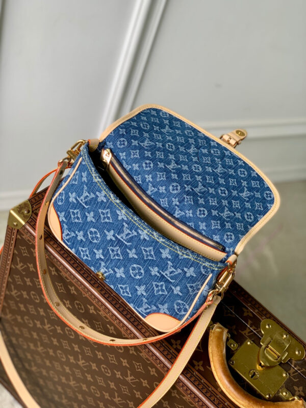 imgHD_4828b284_20250520_cmp_i1747727009172_776_0_8_jpg DIANE 24 IN DENIM BLUE MONOGRAM COWHIDE LEATHER TRIM