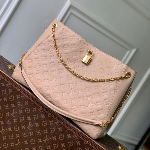 ANYTIME MM 42 IN NUDE PINK MONOGRAM EMPREINTE CALFSKIN