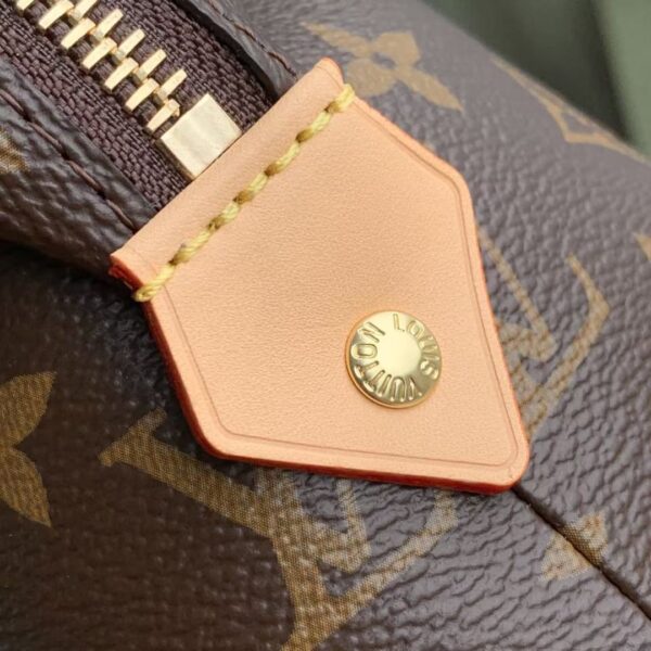 VIVIENNE 27 IN BROWN MONOGRAM COATED CANVAS GOLD LOCK
