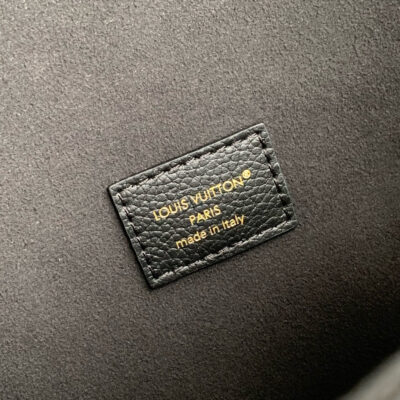 ANYTIME FLAP BAG 29.5 IN BLACK MONOGRAM CALFSKIN