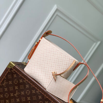 ROMANCE ALL IN BB 25S 18 IN DUNE MONOGRAM DAMIER CALFSKIN