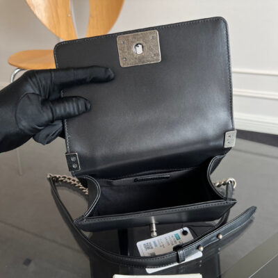 imgHD_89105d0f_20250712_cmp_i1752300494249_1692_0_3_jpg CHANEL 25S BOY BAG 20 IN BLACK LAMBSKIN