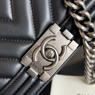 imgHD_89105d0f_20250712_cmp_i1752300498046_7355_0_1_jpg CHANEL 25S BOY BAG 20 IN BLACK LAMBSKIN