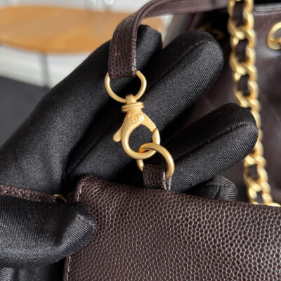 imgHD_89105d0f_20250816_cmp_i1755329323013_8995_0_9_jpg CHANEL 25S HOBO BAG 40 IN DARK EARTH BROWN CAVIAR WITH GOLD HARDWARE