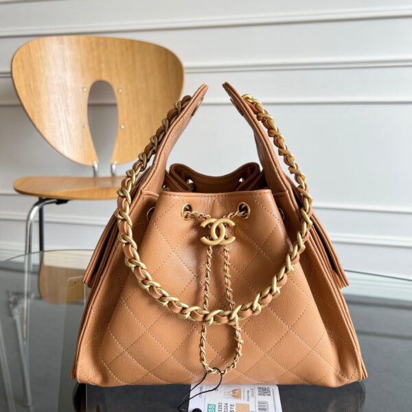 imgHD_89105d0f_20250818_cmp_i1755507868771_6193_0_0_jpg CHANEL 25S HOBO BAG 30 IN CARAMEL BROWN CAVIAR WITH GOLD HARDWARE