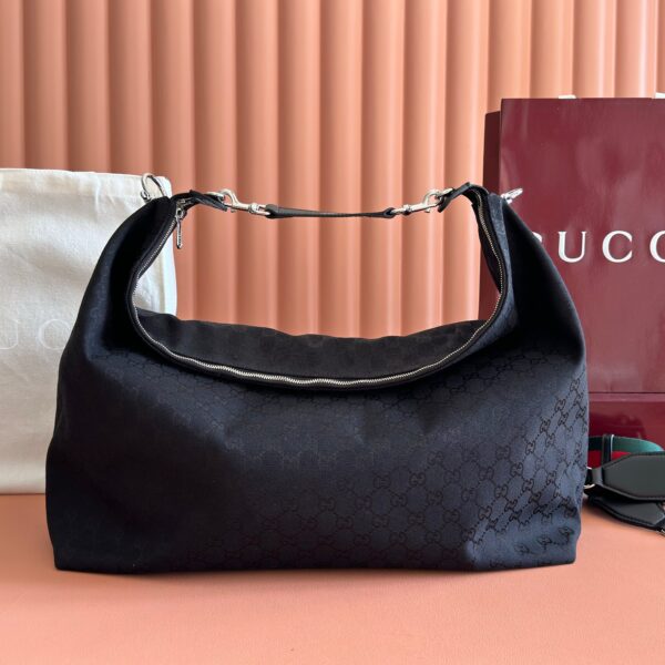 imgHD_89648692_20251201_i1764582256357_9585_0_0_jpg GUCCI 26S HOBO BAG 46 IN BLACK CANVAS