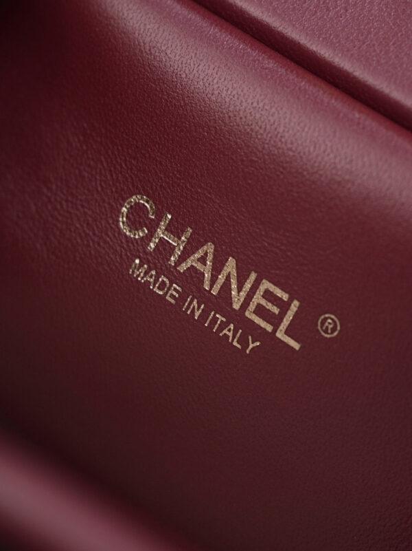 CHANEL 26S SHOPPING BAG MEDIUM 23 IN BROWN LAMBSKIN GOLD HARDWARE