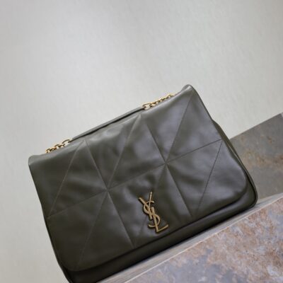 YSL 25S LARGE JAMIE 43 IN LIGHT MUSK LAMBSKIN GOLD HARDWRE