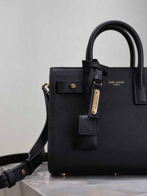 imgHD_f8c0bdc9_20250424_i1745484396621_465_0_3_jpg YSL 25S SAC DE JOUR 22 IN BLACK SUPPLE GRAINED CALFSKIN GOLD HARDWRE